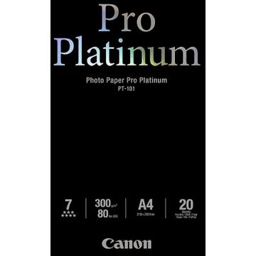 Hartie foto Canon PT-101 Pro Platinum - A4, 20 coli