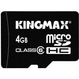 Card memorie Kingmax MicroSDHC 4GB, Class 6