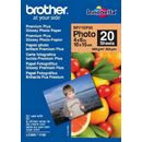 Hartie foto Brother BP71GP20 Premium Plus - 4 x 6 inch, lucioasa, 20 coli