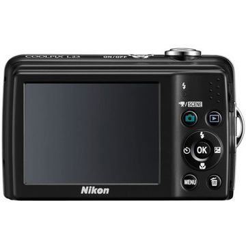 Aparat foto digital Nikon L23 - 10.1MP, 5x optic zoom, negru