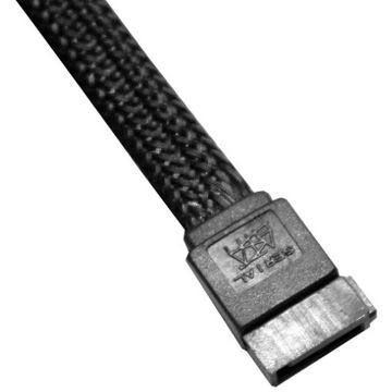 Cablu prelungitor SATA NZXT CB-SATA-11D, 30cm, negru