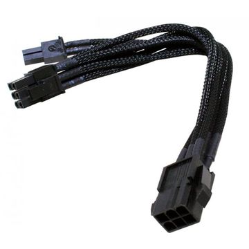 Cablu prelungitor 6+2pin to 6pin VGA NZXT CB-8V, 25cm, negru