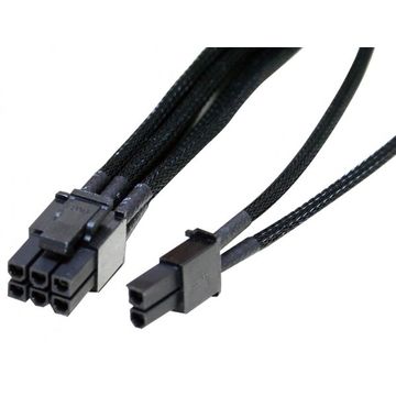 Cablu prelungitor 6+2pin to 6pin VGA NZXT CB-8V, 25cm, negru