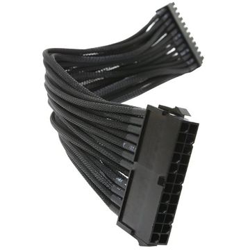 Cablu prelungitor ATX 24pin MB NZXT CB-24P, 25cm, negru