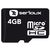 Card memorie Serioux MicroSDHC 4GB, Class 4 + adaptor SDHC