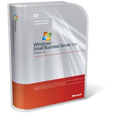 Sistem de operare Microsoft Windows Small Business Server 2008 English 1pk DSP OEI 1 Clt User CAL