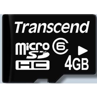 Card memorie Transcend Micro SDHC 4GB, Class 6, retail