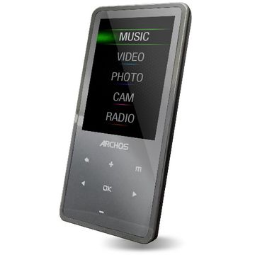 Player Archos 24C Vision 8GB, display 2.4 inch, Radio FM, gri
