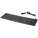 Tastatura Gembird KB-109F-B flexibila, USB / PS2