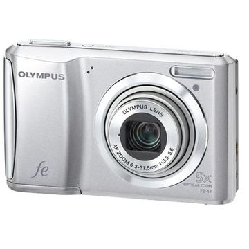 Aparat foto digital Olympus FE-47, 14MP, 5x optic zoom, silver