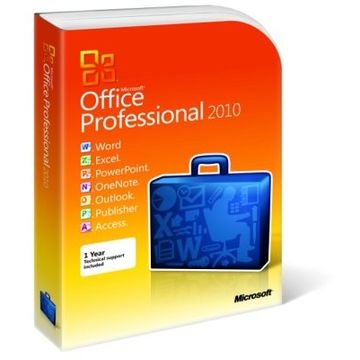 Suita office Microsoft Office Pro 2010, 32-bit/x64, Romanian, DVD