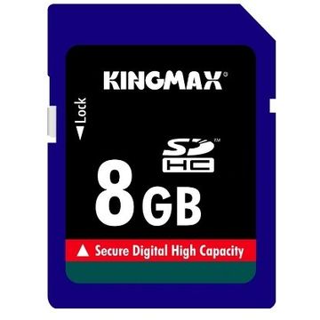 Card memorie Kingmax Secure Digital HC, 8GB, clasa 6