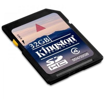Card memorie Kingston 32GB SDHC Class 4 Flash Card