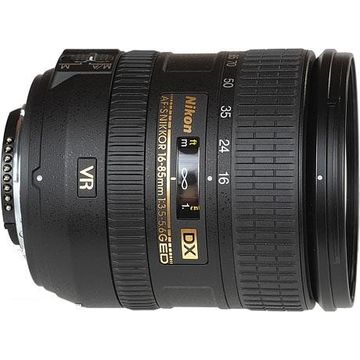 Obiectiv foto DSLR Nikon 16-85mm f/3.5-5.6G ED AF-S DX VR Zoom Telephoto