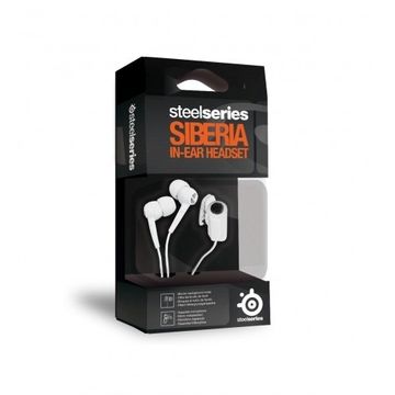 Casti Steelseries Siberia InEar Headset - microfon, albe