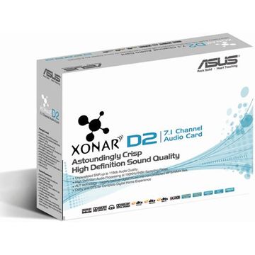 Placa de sunet Asus XONAR D2 - 7.1 canale, PCI, 118 dB