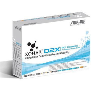 Placa de sunet Asus XONAR D2X - 7.1 canale, PCI express, 118 dB