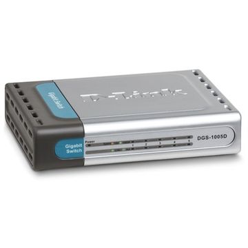 Switch D-Link DGS-1005D - 5 ports, 10/100/1000Mbps