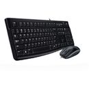Kit Tastatura + mouse Logitech MK120, USB 2.0, Dutch(Qwerty) Black