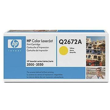 Toner laser HP Q2672A - Yellow, 4000 pagini