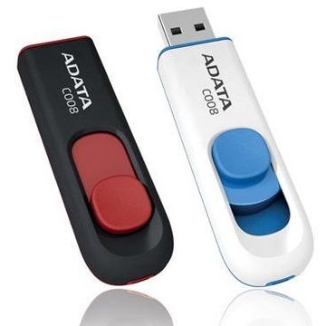 Memorie USB Adata Memorie USB A-Data C008 - 16GB, retractabil, Black