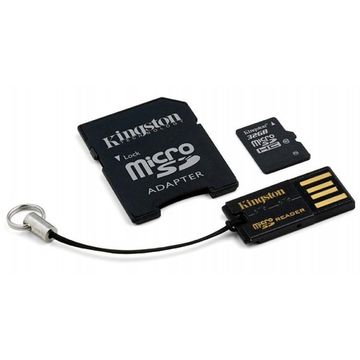 Card memorie Kingston Micro SDHC 32GB, Class 10, Multi Kit