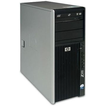 Sistem desktop brand HP Z400, Intel Xeon Dual Core W3503 2.4GHz, 3GB, 250GB, Windows 7