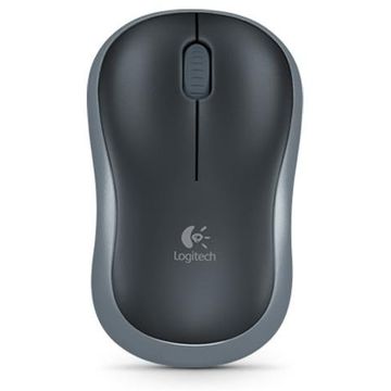 Mouse Logitech M185, optic wireless, 1000dpi, negru