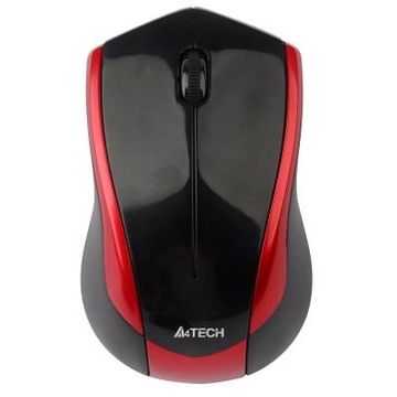 Mouse A4Tech G7-400N-2, V-Track Wireless G7, USB, Negru/Rosu