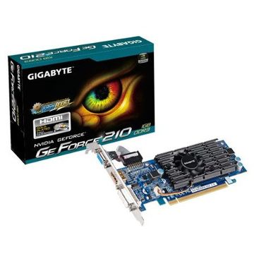Placa video Gigabyte N210D3-1GI, nVidia GeForce 210 1GB DDR3 64 bit