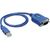Cablu adaptor TRENDnet USB to Serial Converter, 0.66 m, albastru