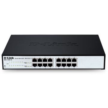 Switch D-Link DGS-1100-16, 16 porturi 1000 Mbps, Web Management