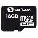 Card memorie Serioux Micro SDHC 16GB, Class 10 + adaptor SDHC