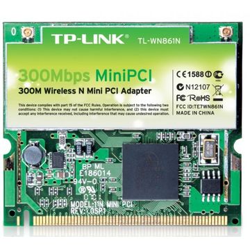 Placa de retea wireless TP-Link TL-WN861N, 300 MBps