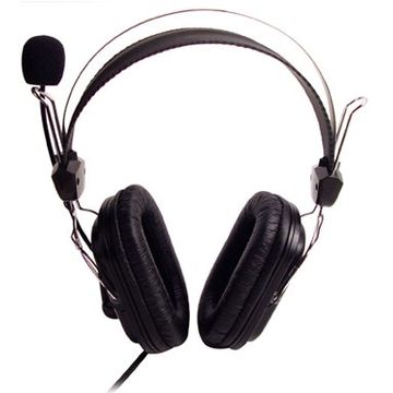 Casti A4Tech HS-50 Stereo, microfon, negre