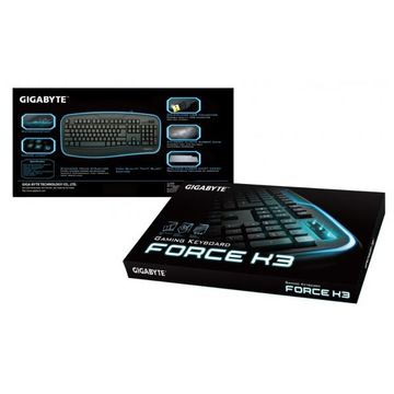 Tastatura Gigabyte Force K3 Gaming, USB, indicator LED