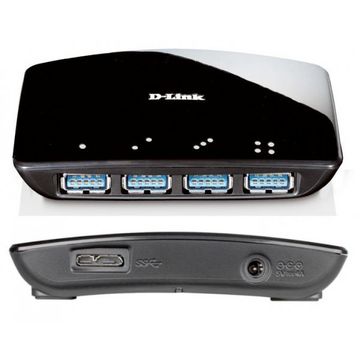 Hub USB 3.0 D-Link DUB-1340, 4 porturi