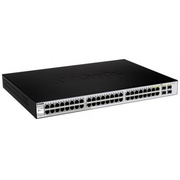 Switch D-Link DES-1210-52, 48 porturi 10/100 Mbps, 2 x SFP, 2 x Gigabit