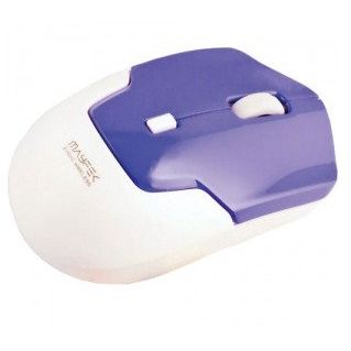 Mouse E-Blue Mayfek, optic wireless, 1480 dpi, alb / albastru