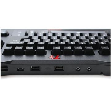 Tastatura Thermaltake eSPORTS MEKA G-Unit iluminata, hub USB