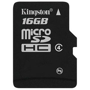 Card memorie Kingston microSDHC, 16GB, Class 4, Flash Card Single Pack