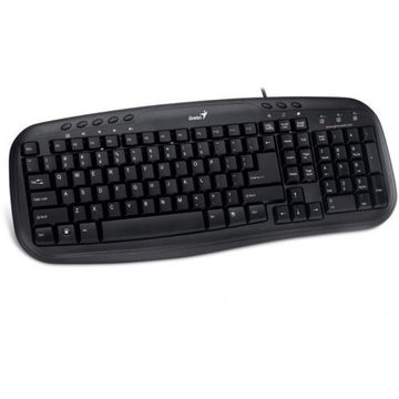 Tastatura Genius KB-M200, 8 keys, USB, BB, Neagra