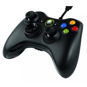 Controller cu fir Microsoft pentru Xbox360, Negru