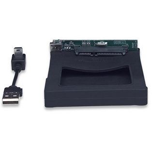 HDD Rack Manhattan 2.5 inch, USB 2.0, Silicon Negru