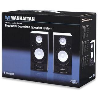 Manhattan 2-Way Bluetooth, 10 W RMS, Negru / Alb