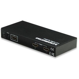 Splitter HDMI 1.3 Manhattan, 2 porturi, Negru