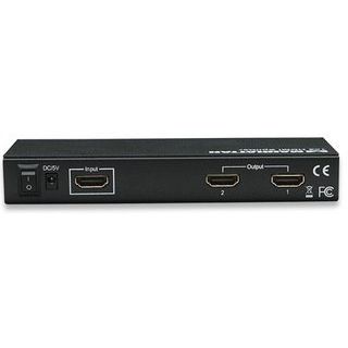 Splitter HDMI 1.3 Manhattan, 2 porturi, Negru