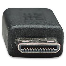 Cablu convertor Manhattan, High Speed, Mini HDMI Male to HDMI Male, 1.8 m, Negru