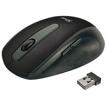 Mouse Trust EasyClick, Wireless, Optic, 1000DPI, Negru