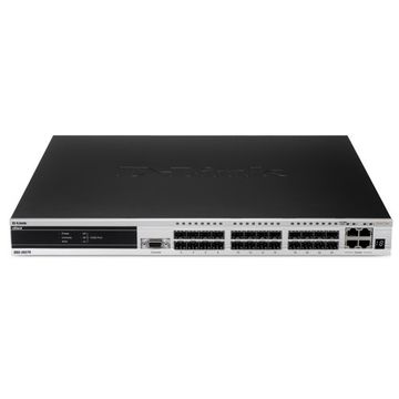 Switch D-Link DGS-3627G, 24 porturi SFP, 10/100/1000 BASE-T x 4 porturi Combo